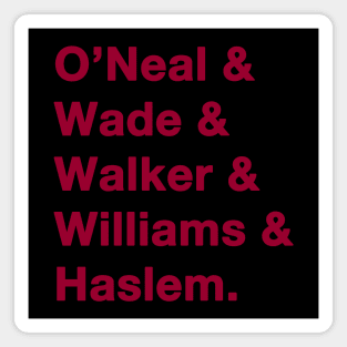 2006 Miami Heat Greats Magnet